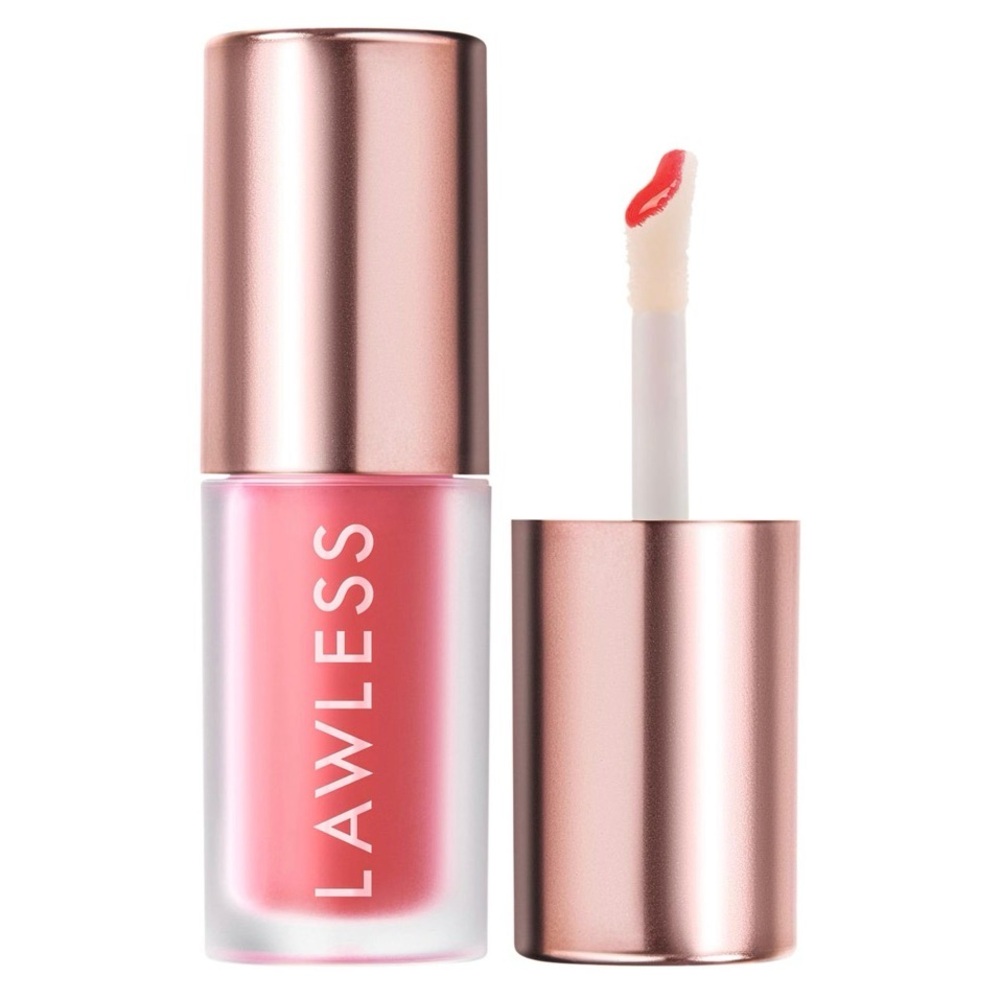 NIB Lawless Forget the Filler Lip-Plumping Line-Smoothing Gloss Cherry Vanilla